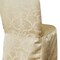 1 Piece Champagne Versailles Damask Jacquard Polyester Banquet Chair Cover